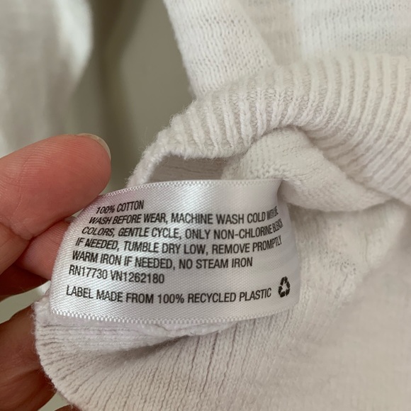 CAT&JACK Button Up Cardigan Sweater White - Picture 5 of 5